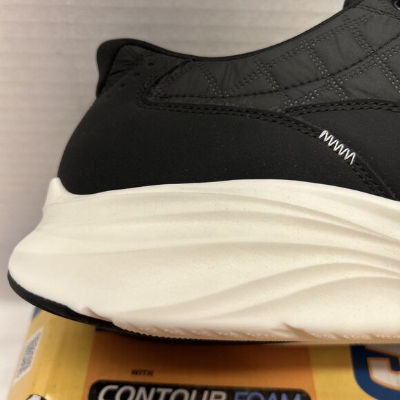 Skechers Slip-Ins Black White Sole Cozy Fit Hands Free Men Sz 14 New in Box - Picture 4 of 11